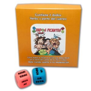 Juego 2 Dados Fluorescentes Acción Y Parte Del Cuerpo