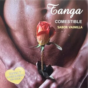tanga de oblea y 2 pezoneras sabor vainilla chico